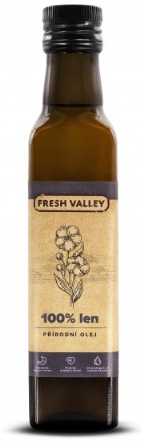 Fresh Valley lněný olej 250 ml