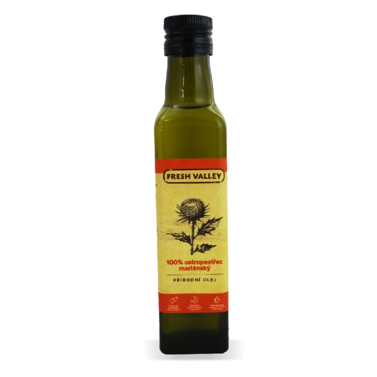 Fresh Valley ostropestřec mariánský olej 250 ml