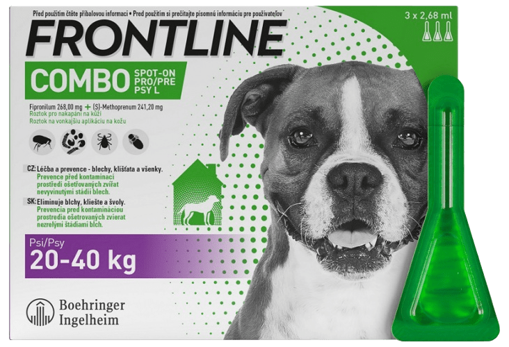 Frontline Combo Spot-on Dog L 3ks