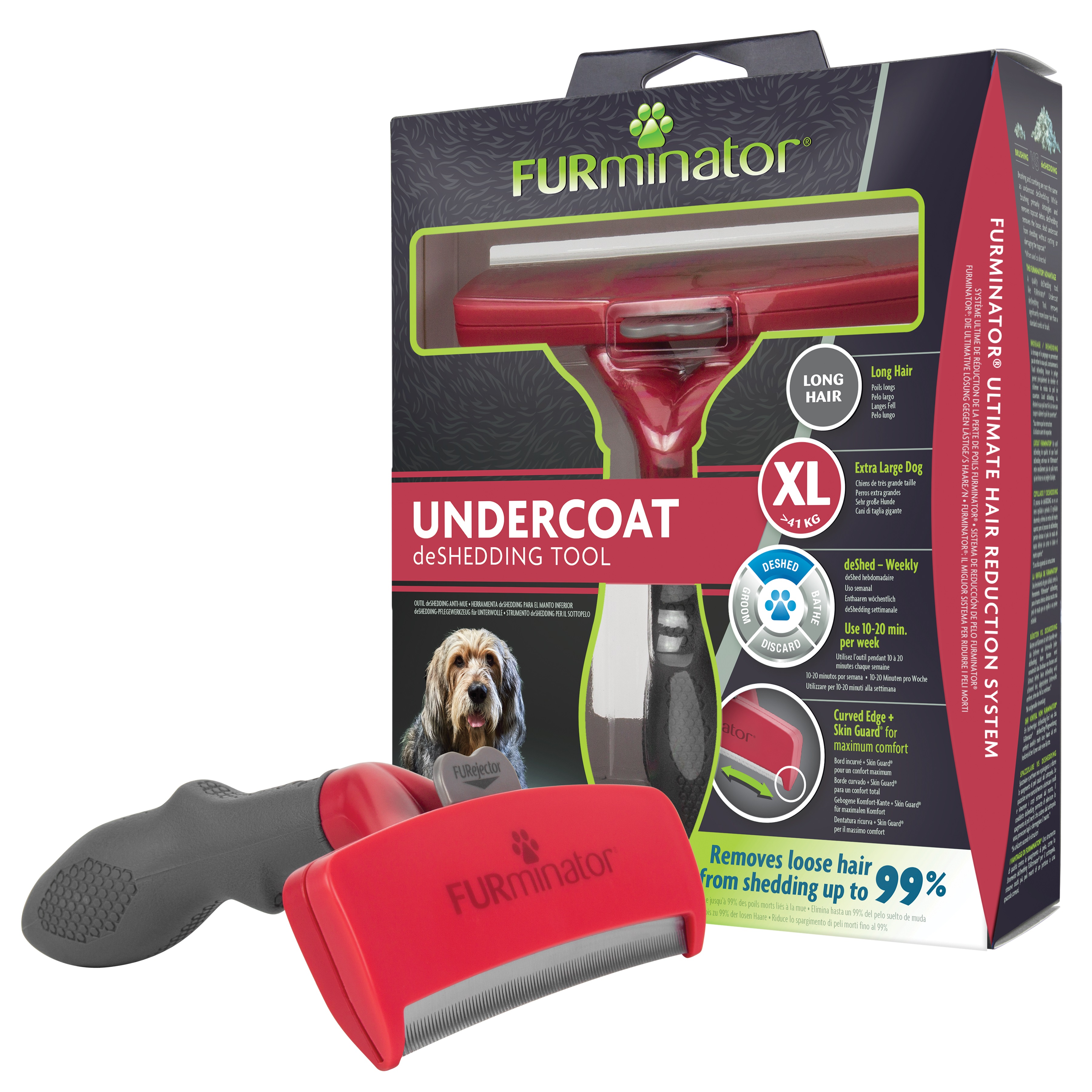 FURminator pro dlouhosrsté psy XL