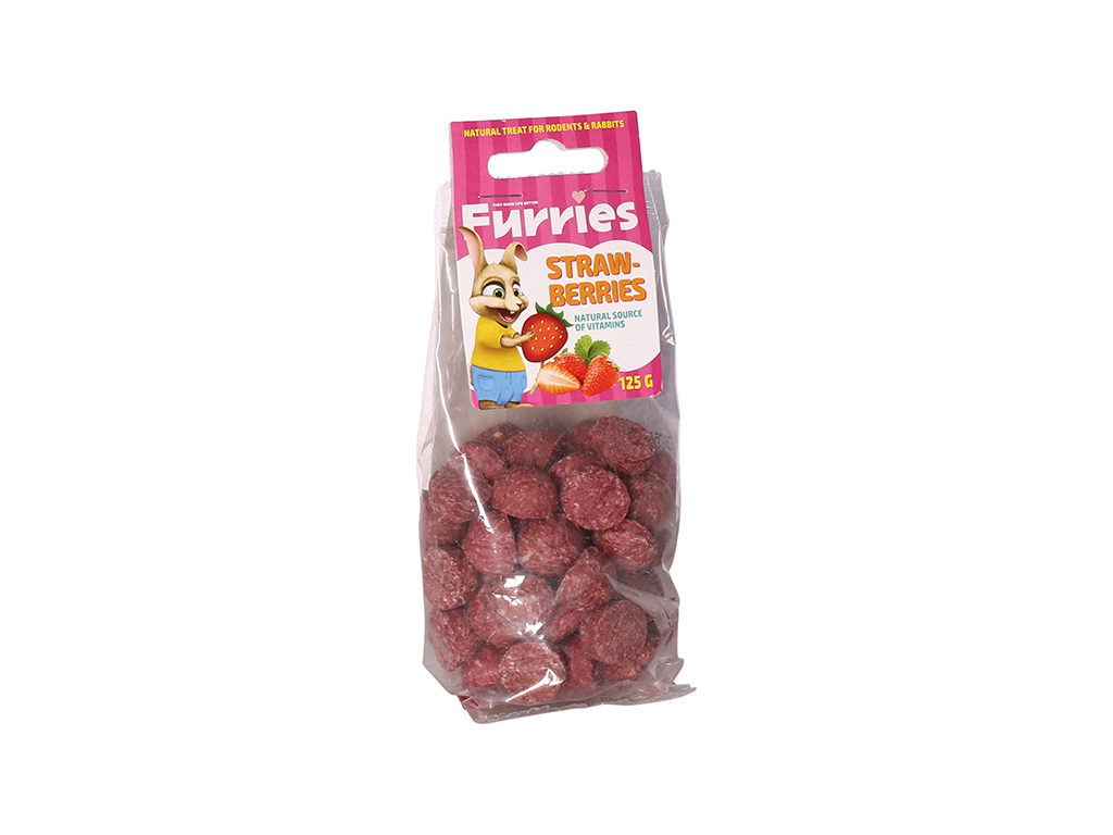 Furries bezobilné pamlsky – jahoda 125 g