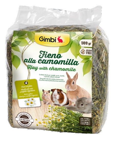 GIMBI seno pro hlodavce s heřmánkem 500 g