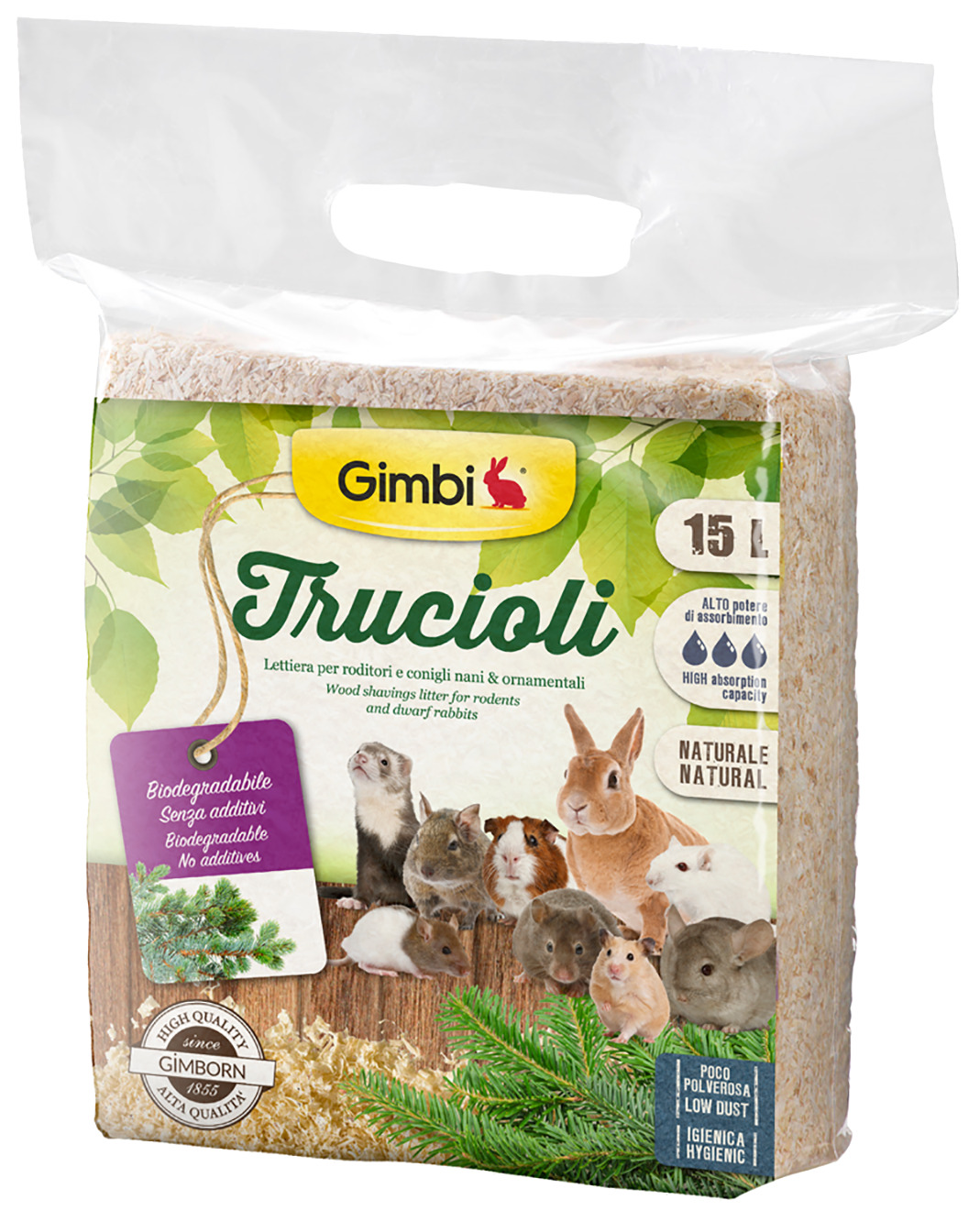 Gimborn Gimbi podestýlka hoblinová 15 l