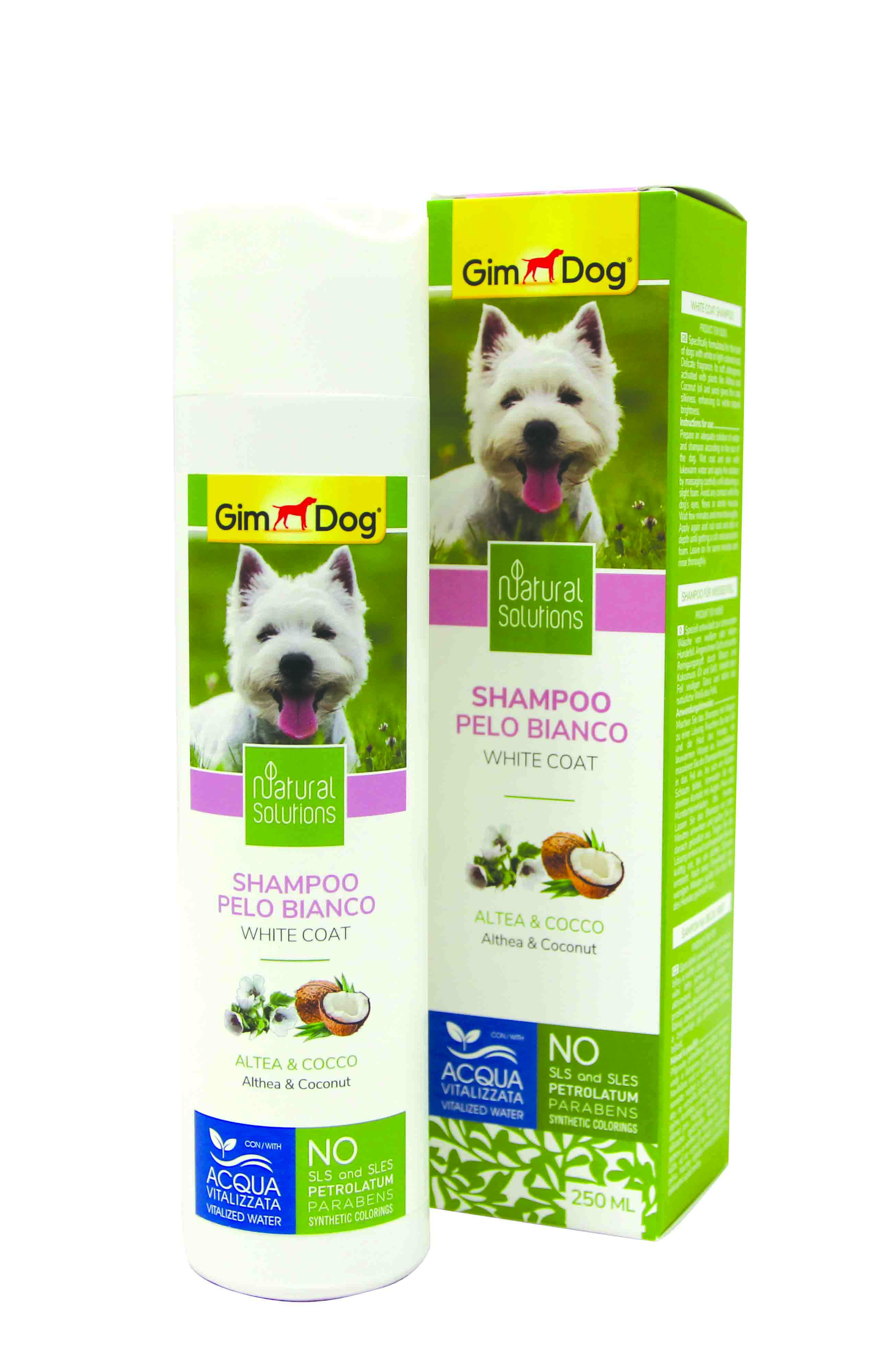 Gimborn GimDog šampon bílá srst 250 ml