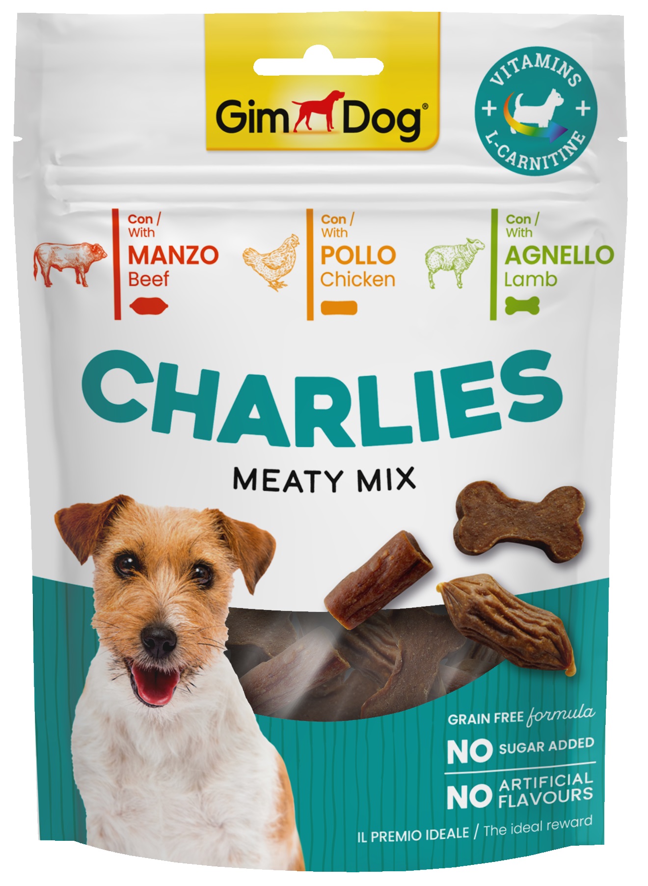 Gimborn IT GIMDOG Charlies Meaty Mix hovězí, kuřecí, jehněčí 70 g