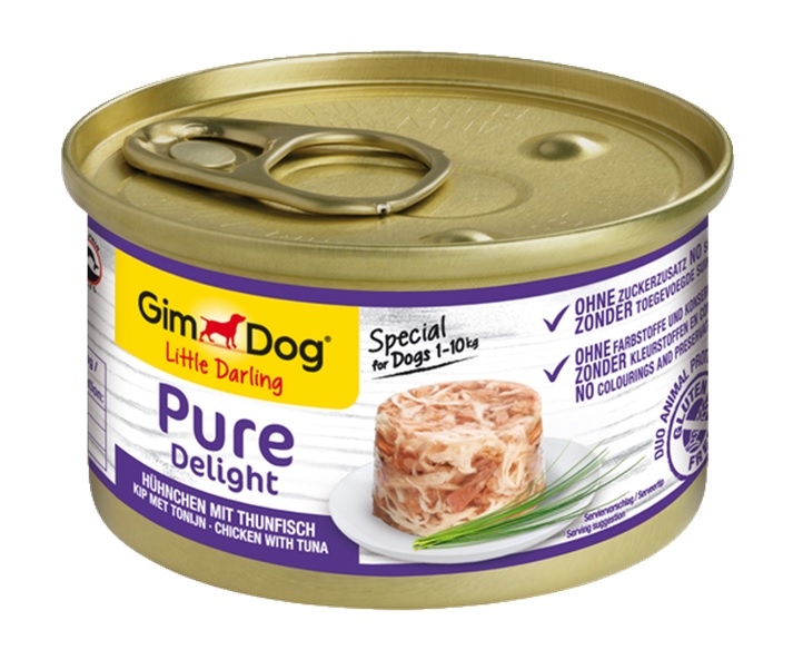 Gimborn Konzerva GIMDOG PURE DELIGHT kuře s tuňákem 85g