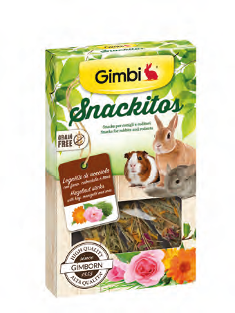 Gimborn SNACKIT pamlsek s lískovým dřevem 45 g
