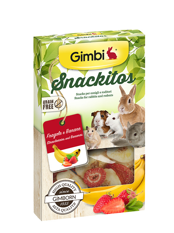 Gimborn Snackitos jahoda+ banán 60 g