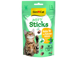 GimCat Mini Sticks kuře se šantou kočičí 50 g