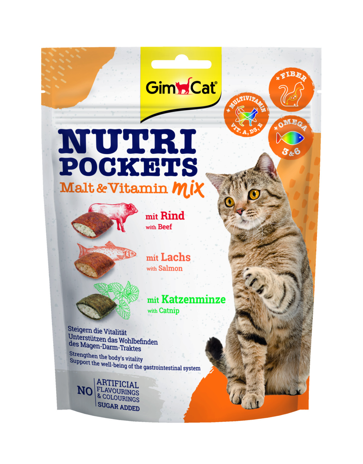 Gimcat Nutri Pockets Malt & Vitamin Mix 150 g