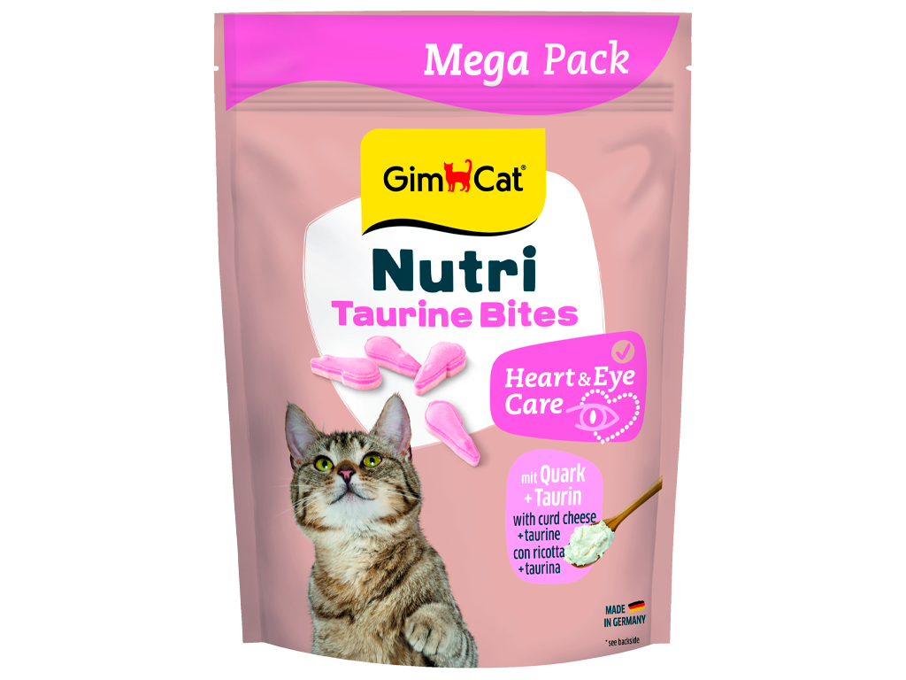 GimCat Nutri Taurine Bites tablety s tvarohem 425 g