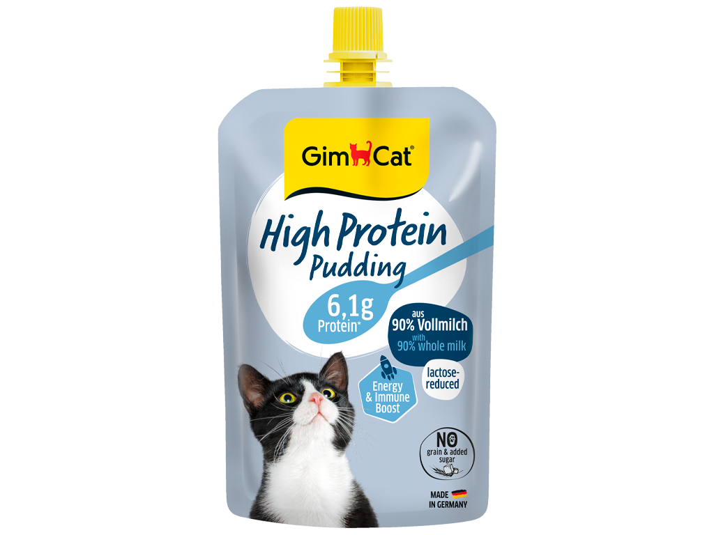 GimCat pudink pro kočky s vysokým obsahem proteinu 100 g