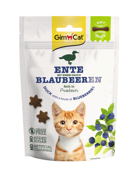 Gimcat Soft Snacks Kachna s borůvkami 60g