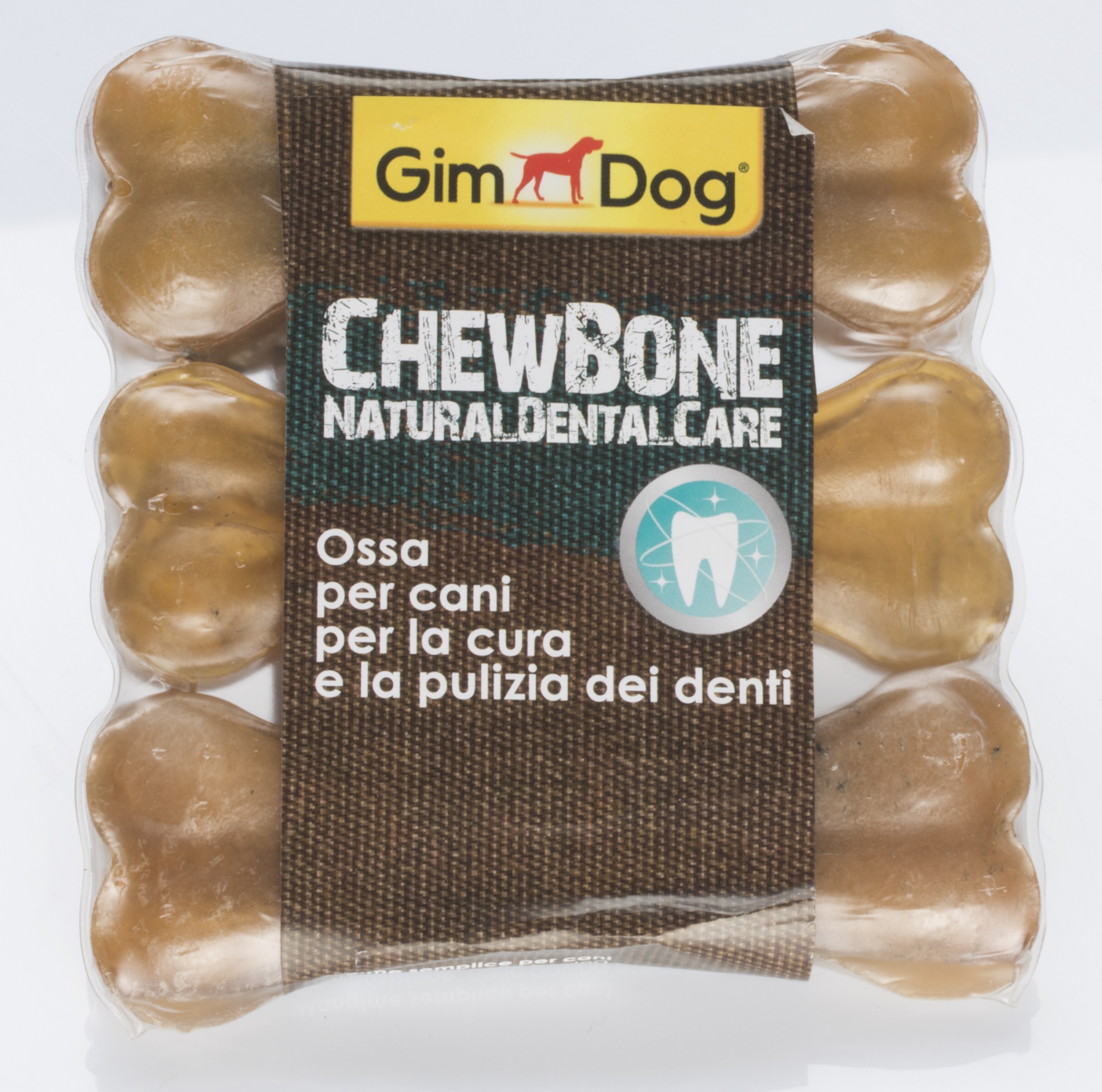 Gimdog CHEWBONE kost buvolí 8,9 cm/3 ks