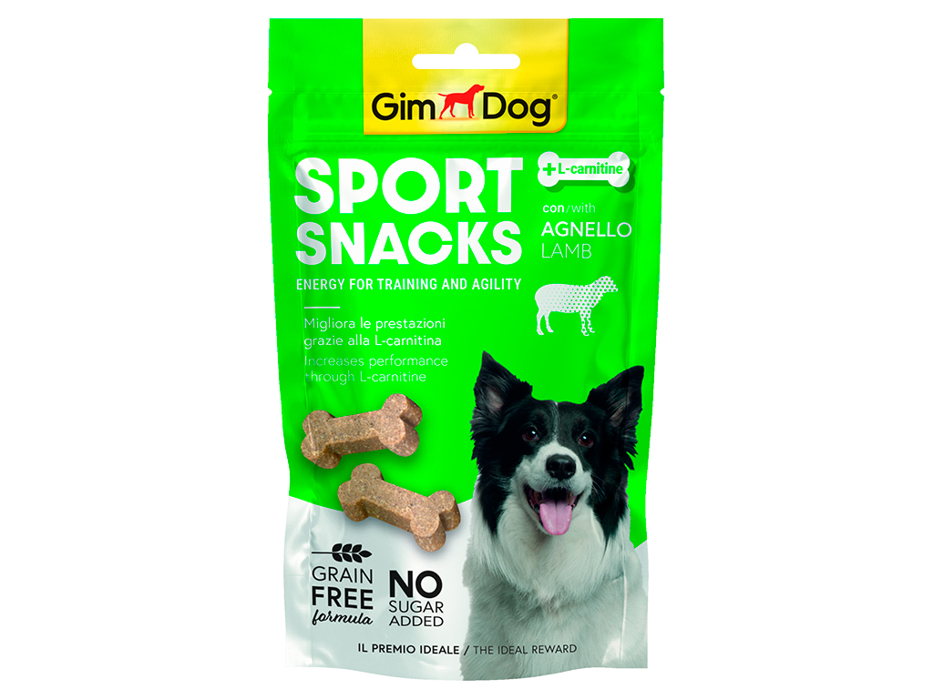GimDog SPORTSNACKS jehněčí 60 g