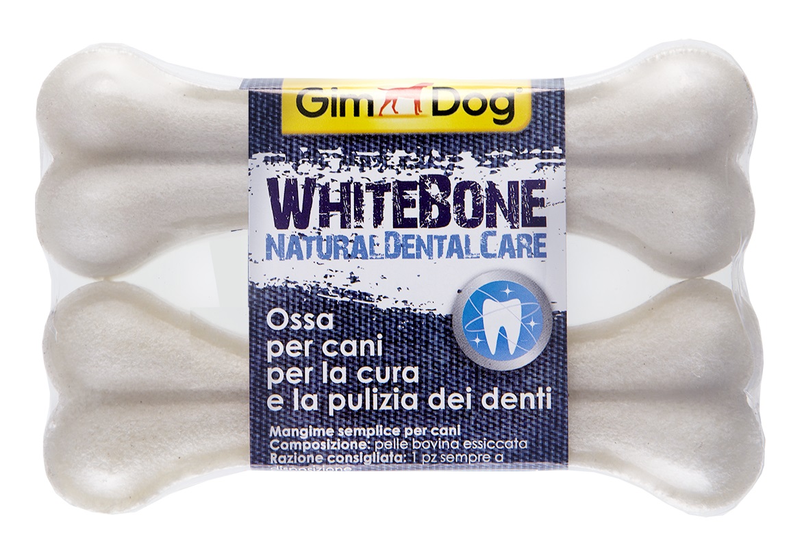 GIMDOG WHITEBONE kost 4,5 cm 2 ks