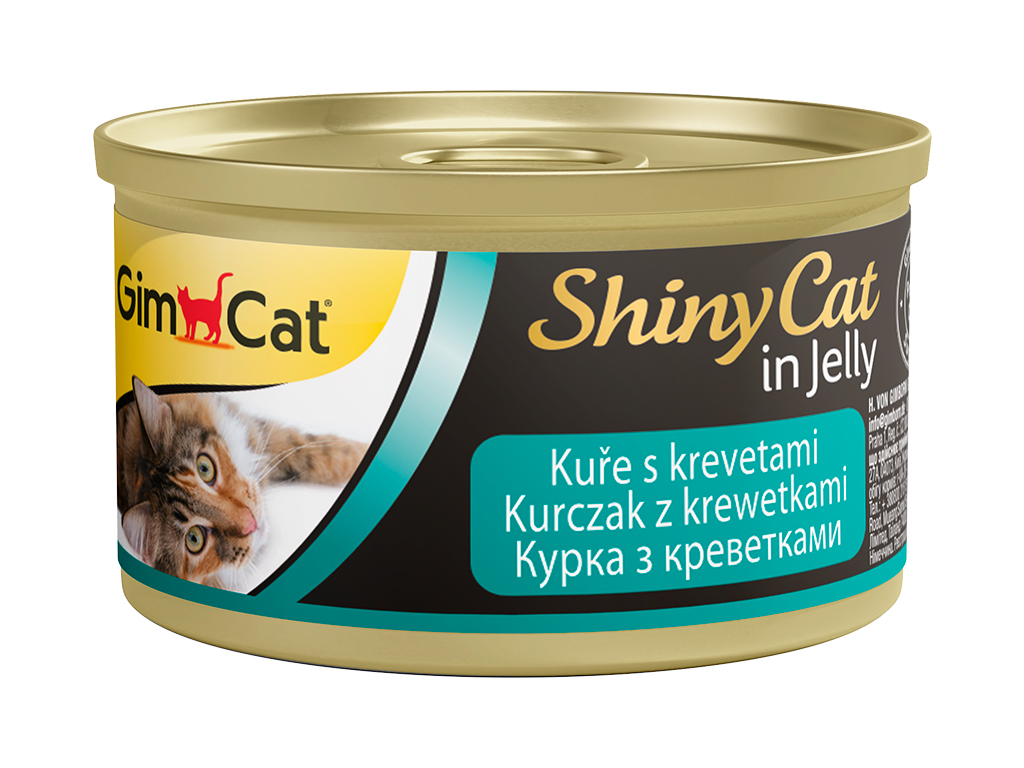 Gimpet ShinyCat kuře & krevety maltoza 70 g