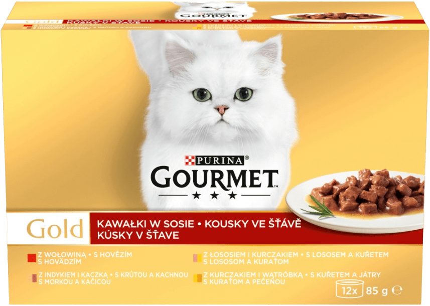 GOURMET Gold Multipack ve šťávě 12x85g