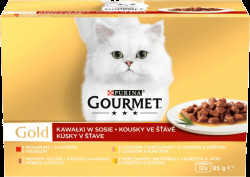 GOURMET Gold Multipack ve šťávě 12x85g