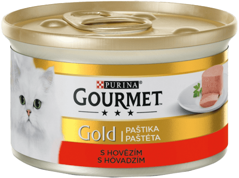 Gourmet Gold s hovězím 85g