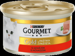 Gourmet Gold s hovězím 85g