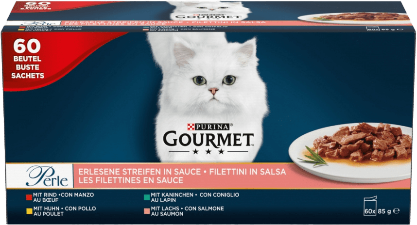 Gourmet Perle Multipack minifiletky ve šťávě 60x85g