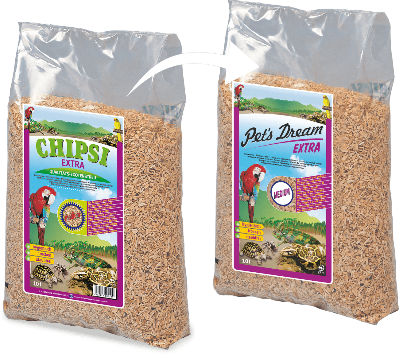 Granulát Pet's dream Extra Medium 2,8kg