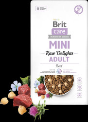 Granule Brit Care Mini FD Raw Delights Beef 2 kg
