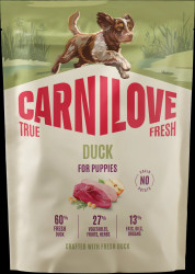 Granule CARNILOVE True Fresh pro štěňata kachna 1,5 kg