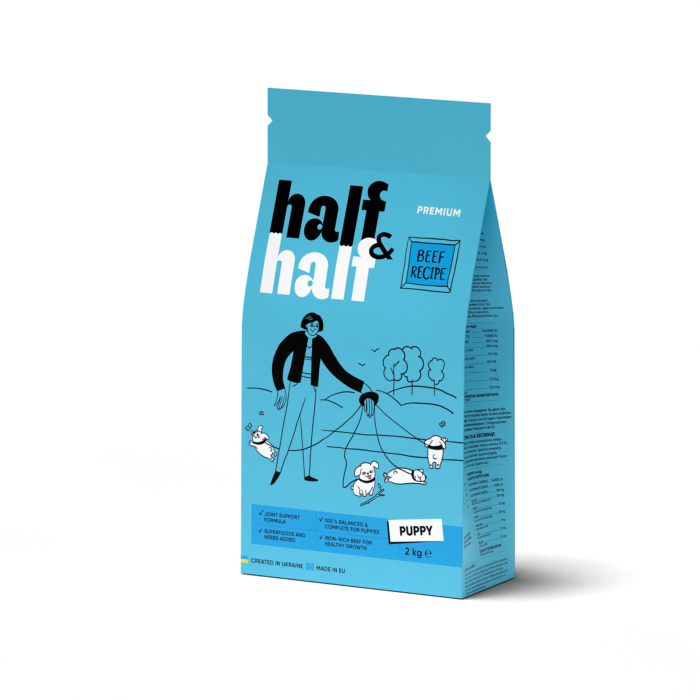 Half&Half Puppy granule pro štěňata 2 kg