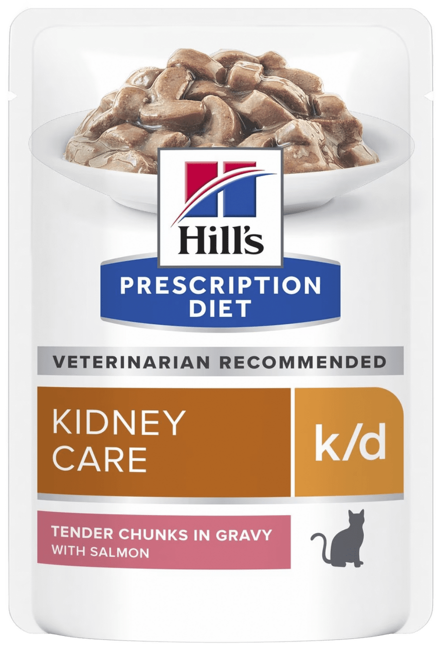 Hill´s Precription Diet Feline k/d Salmon kapsička 12x85g