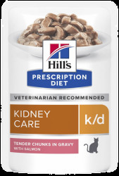 Hill´s Precription Diet Feline k/d Salmon kapsička 12x85g