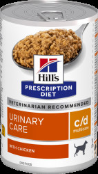 Hill's Prescription Diet c/d Multicare na péči o močový systém s kuřetem 370g