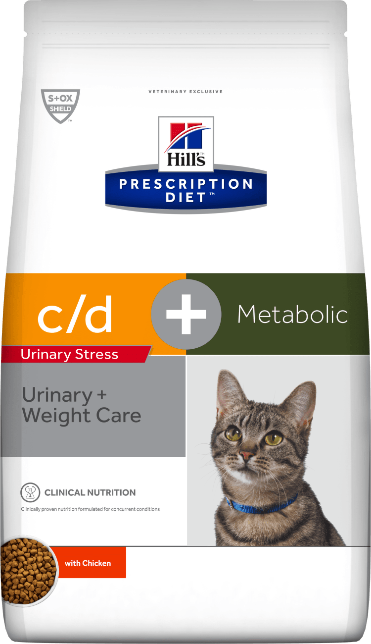 Hill's Prescription Diet c/d Multicare/Urinary Stress + Metabolic s kuřetem 8kg