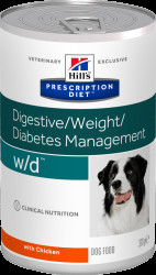Hill's Prescription Diet Canine w/d- konzerva 370g