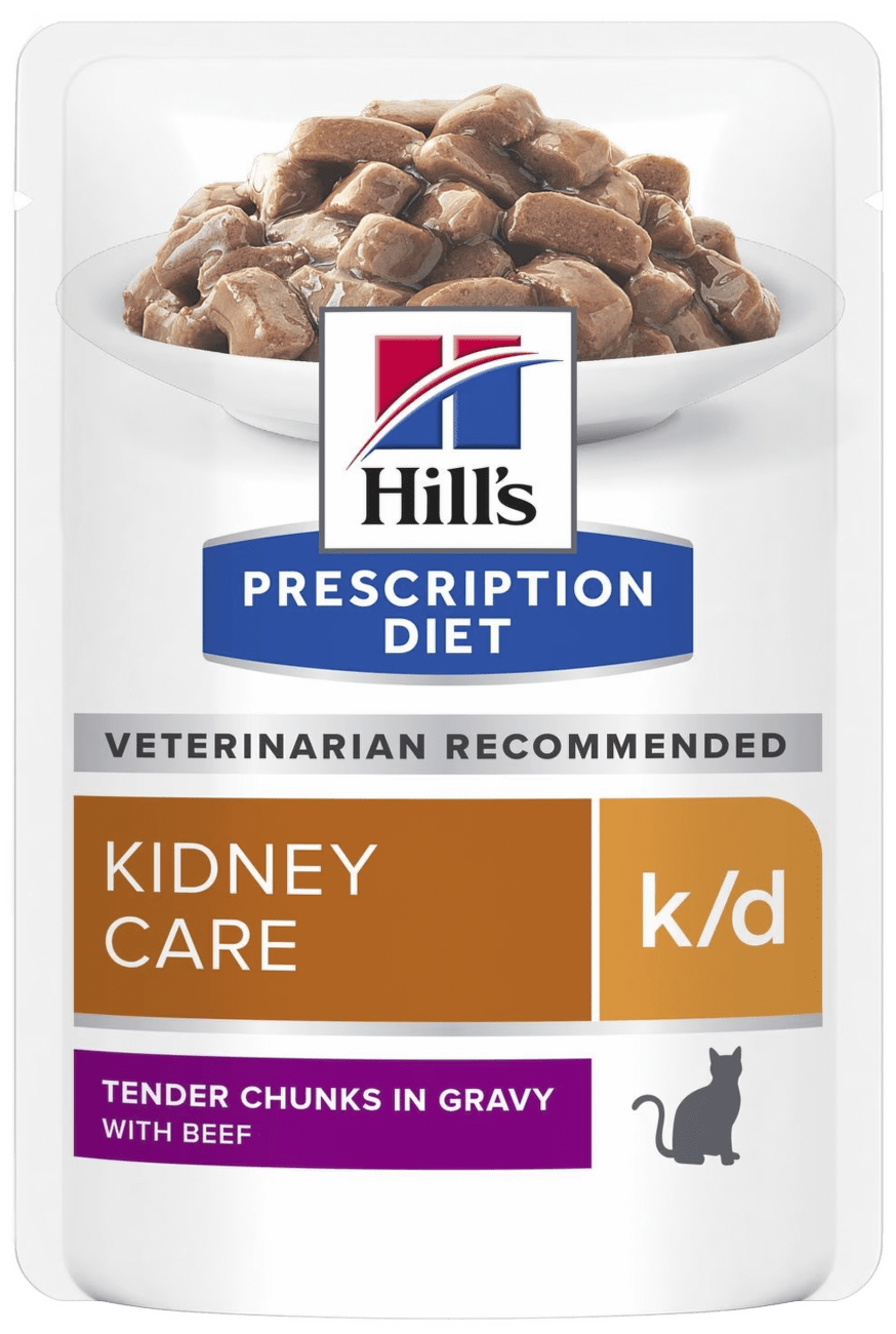 Hill´s Prescription Diet Feline k/d beef kapsička 12x85g