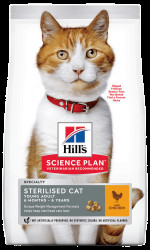 Hill´s Science Plan Feline Mature Adult 7+ Sterilised Cat Chicken 10kg
