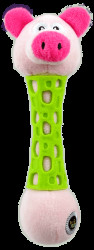 Hračka BeFun pro štěňata TPR+plyš prase 17cm