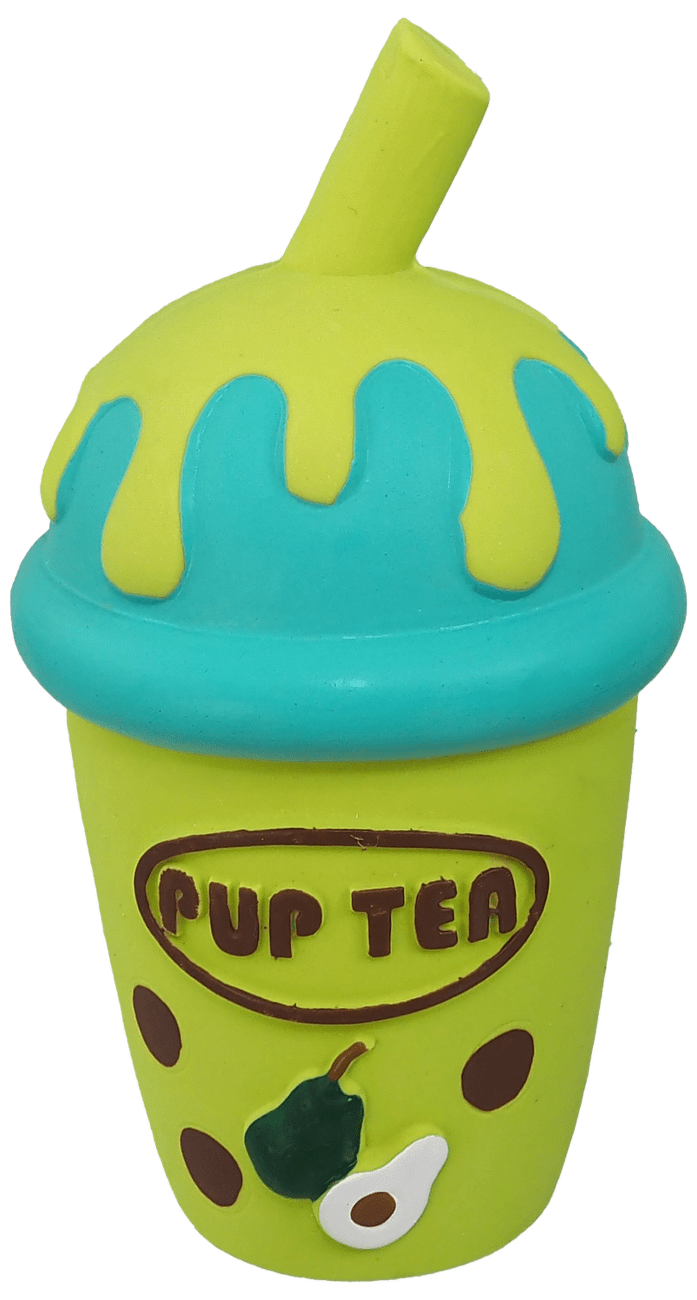 Hračka bubble tea latex se zvukem 15cm