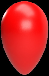 Hračka Dog Fantasy Eggy ball tvar vejce L červená