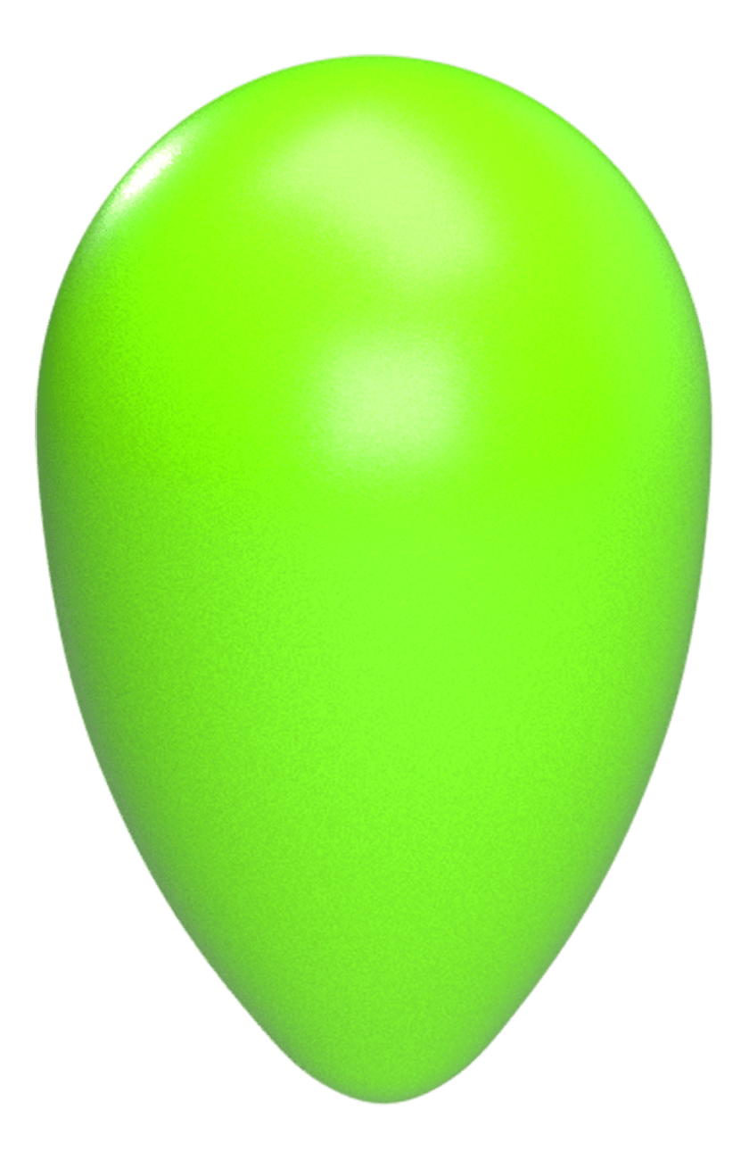 Hračka Dog Fantasy Eggy ball tvar vejce S zelená