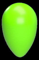 Hračka Dog Fantasy Eggy ball tvar vejce S zelená