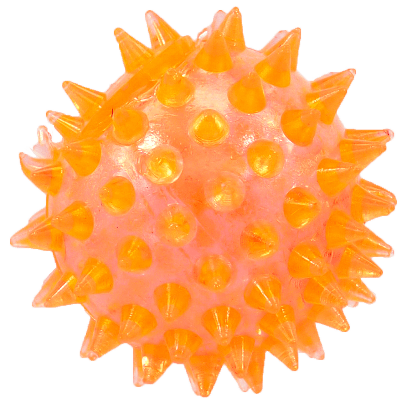 Hračka Dog Fantasy míček pískací oranžová 5cm