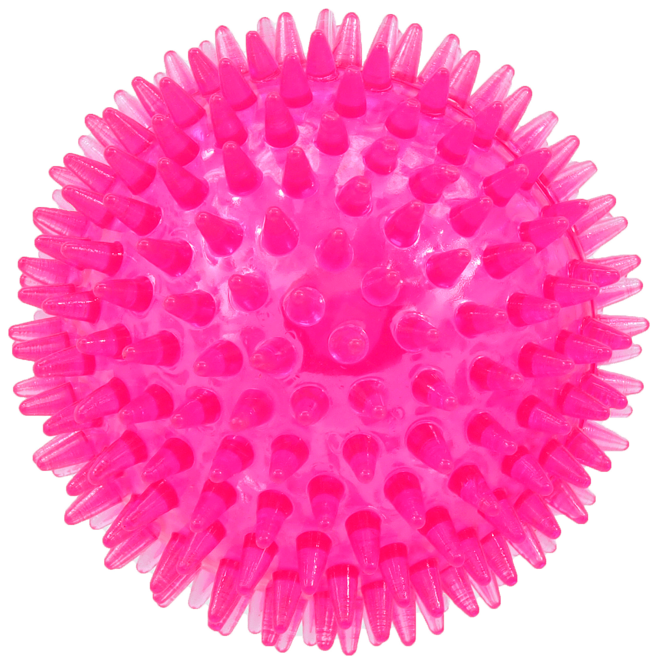 Hračka Dog Fantasy míček pískací růžová 8cm