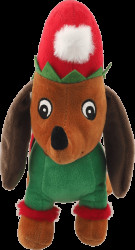Hračka Dog Fantasy Winter Tale jezevčík pískací 27cm