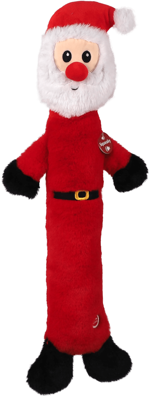 Hračka Dog Fantasy Winter Tale pískací plyšový Santa 58cm