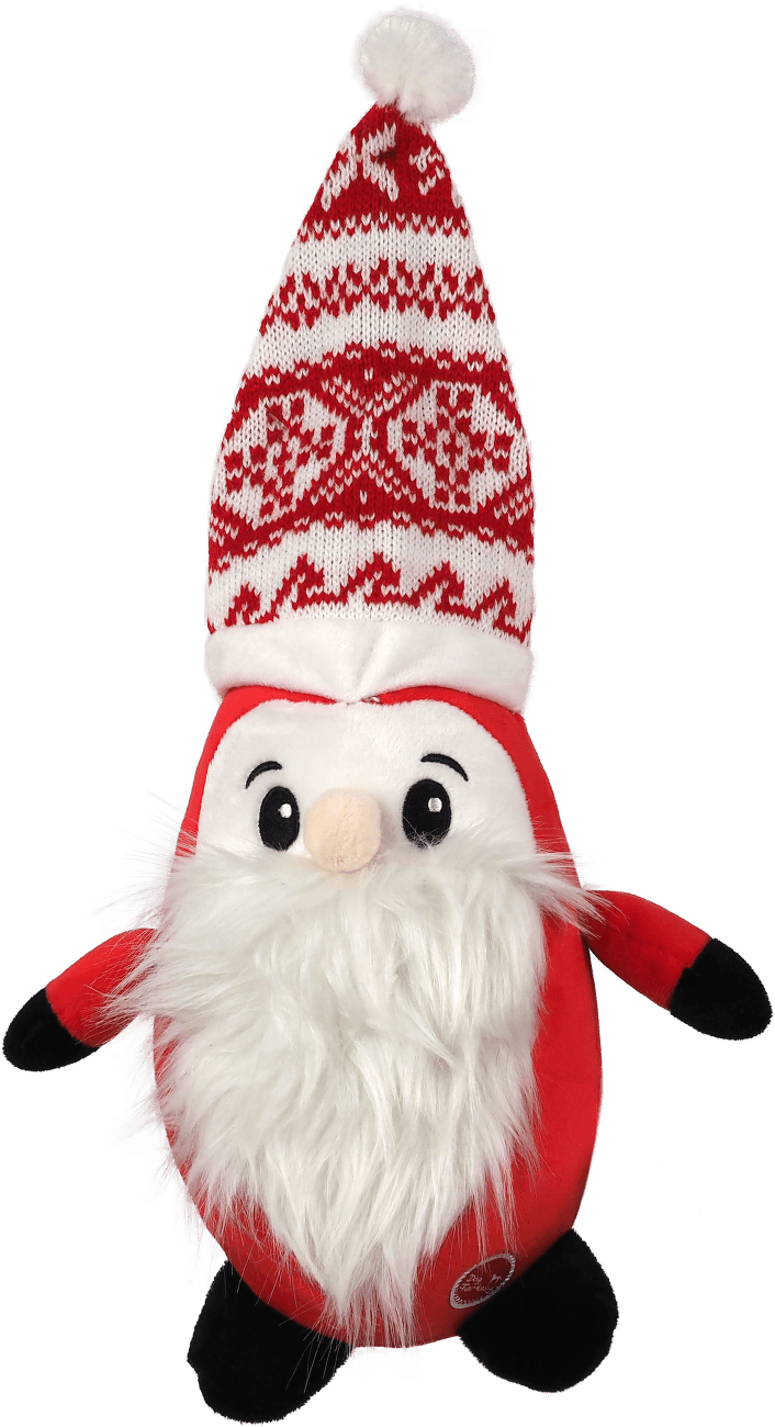 Hračka Dog Fantasy Winter Tale Santa pískací 40cm