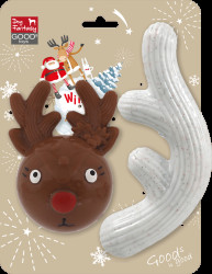 Hračka Dog Fantasy Winter Tale sob a paroh 18cm