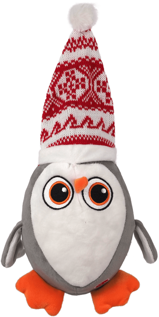 Hračka Dog Fantasy Winter Tale tučňák pískací 40cm