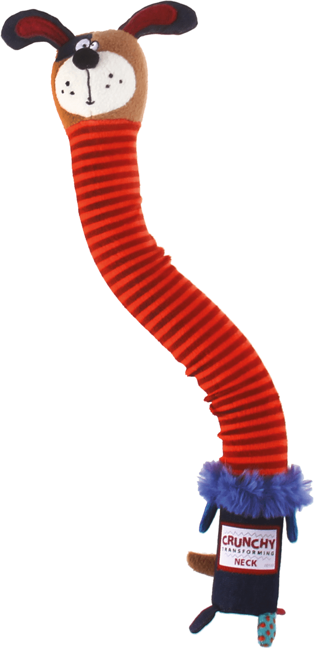 Hračka GiGwi Plush Friendz Crunchy Neck pes S